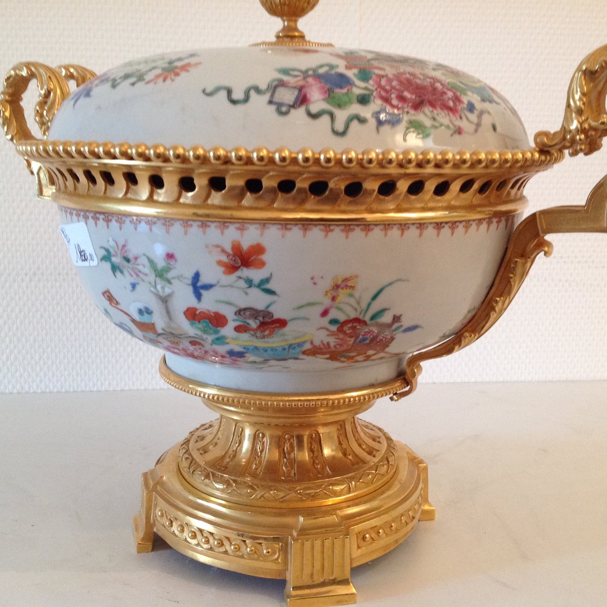 Tureen Covered In India Co. D XVIII Period Mounted Niii-photo-2